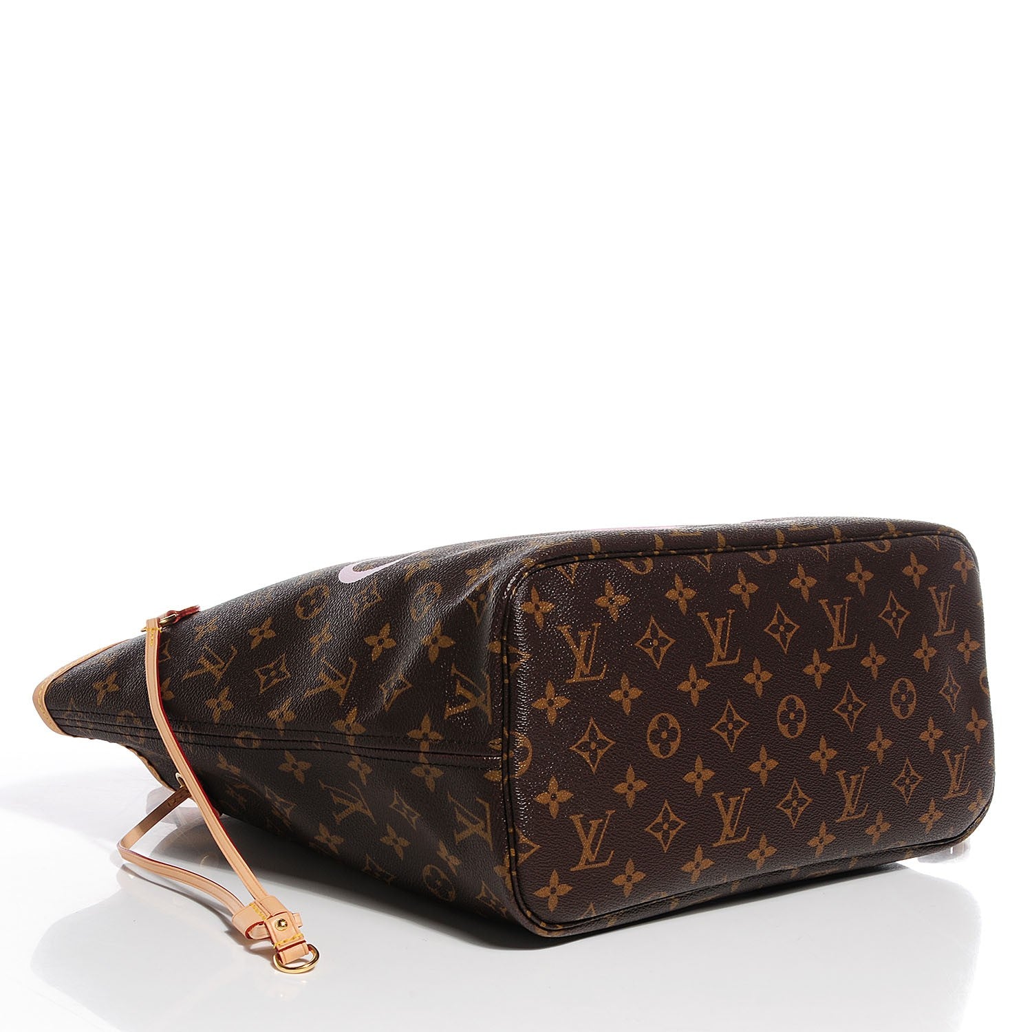 Louis Vuitton Monogram Porto Cervo V Neverfull MM Rose Ballerine 5 of 8