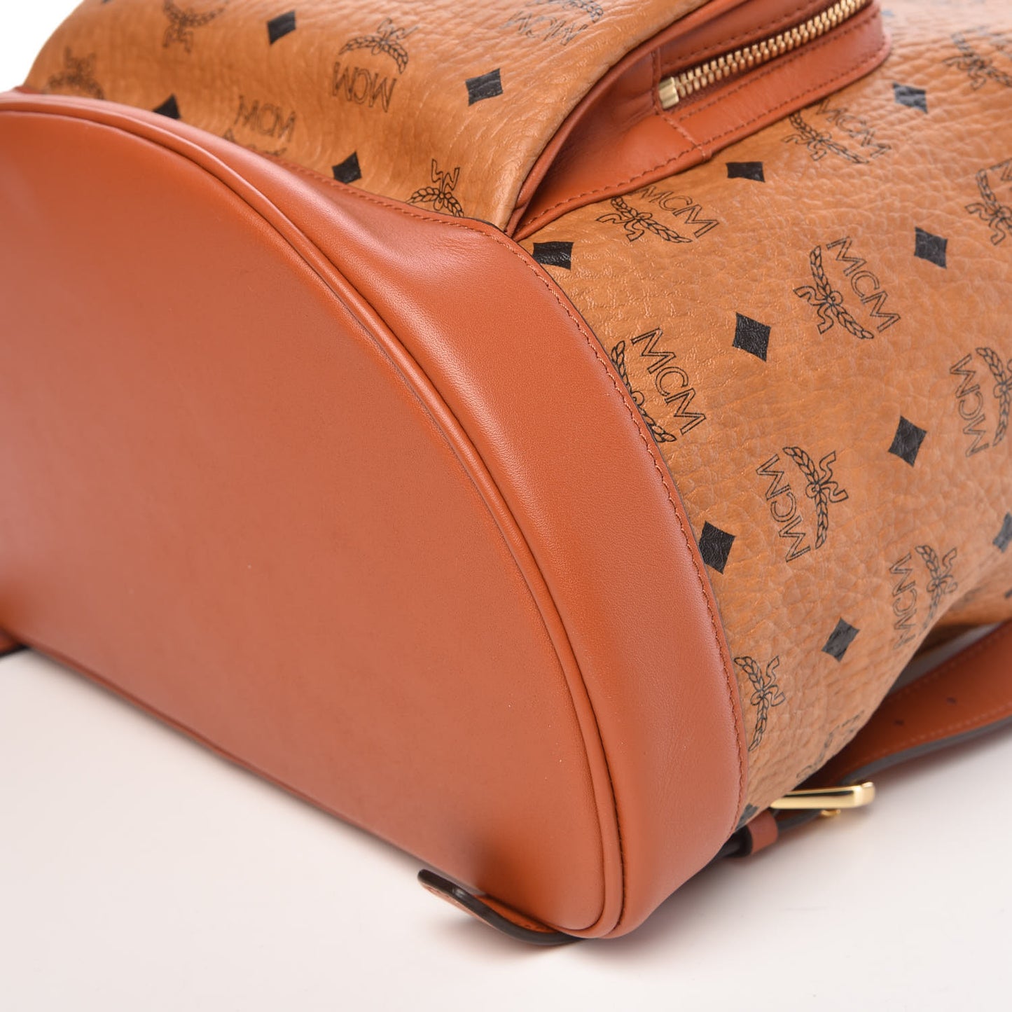 Visetos Medium Vintage Pocket Backpack Cognac