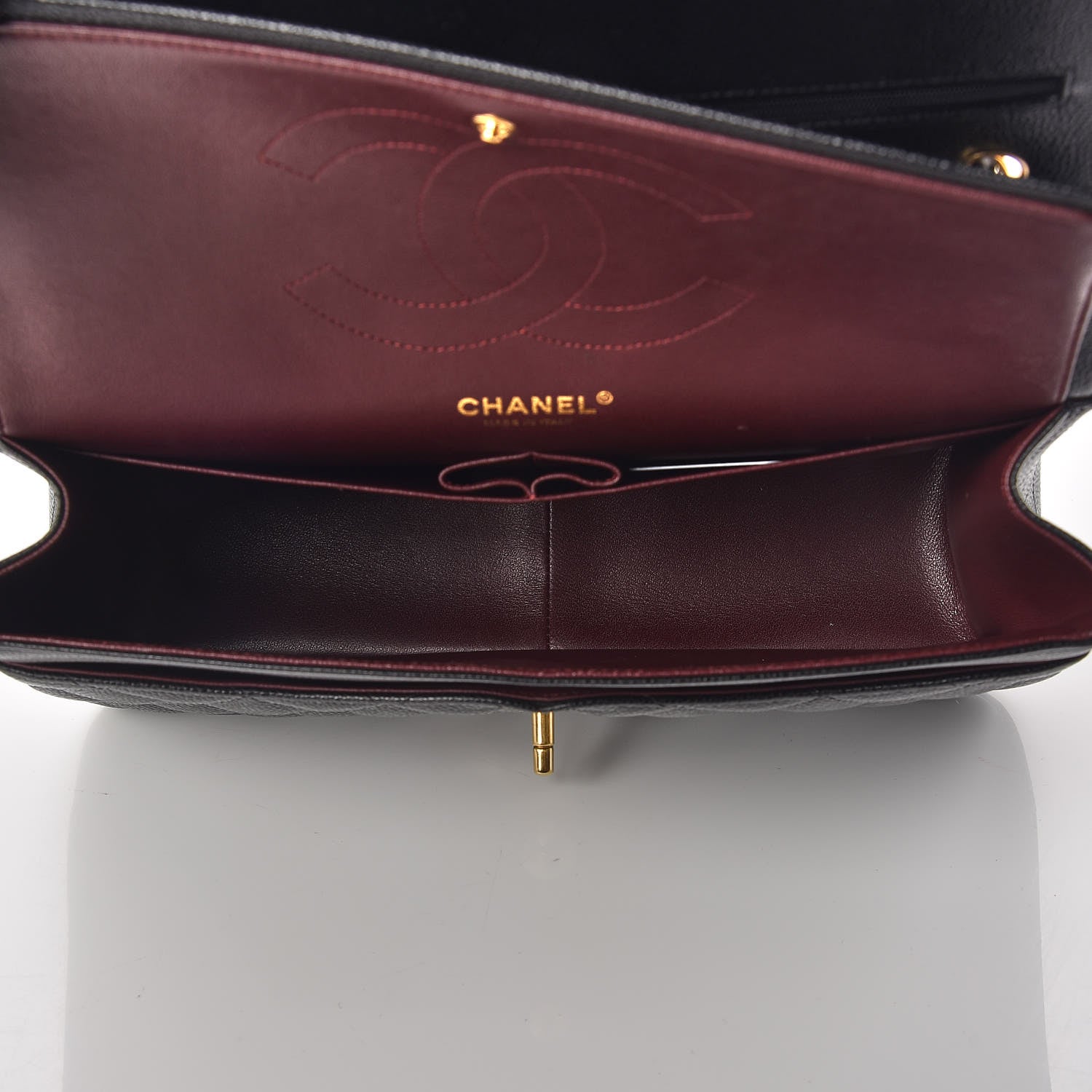 Chanel Caviar Quilted Jumbo Double Flap Black 8 of 15