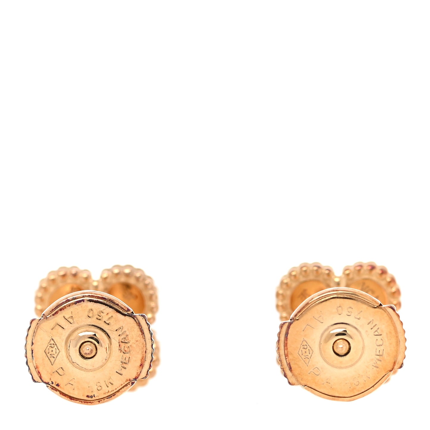 18K Yellow Gold Black Onyx Sweet Alhambra Earrings