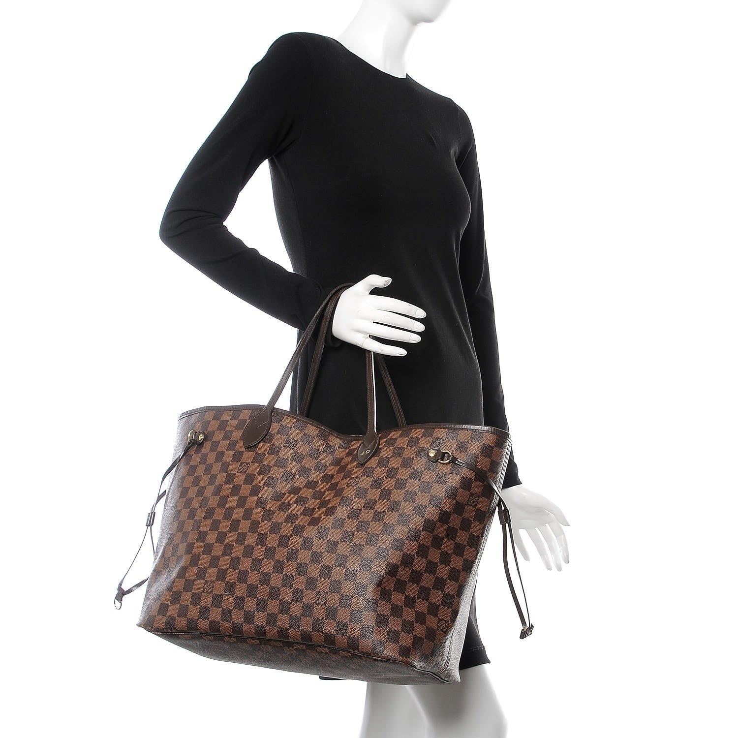 Louis Vuitton Damier Ebene Neo Neverfull GM 2 of 9