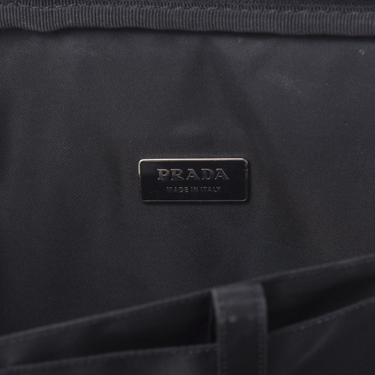 Tessuto Nylon Travel Bag Black