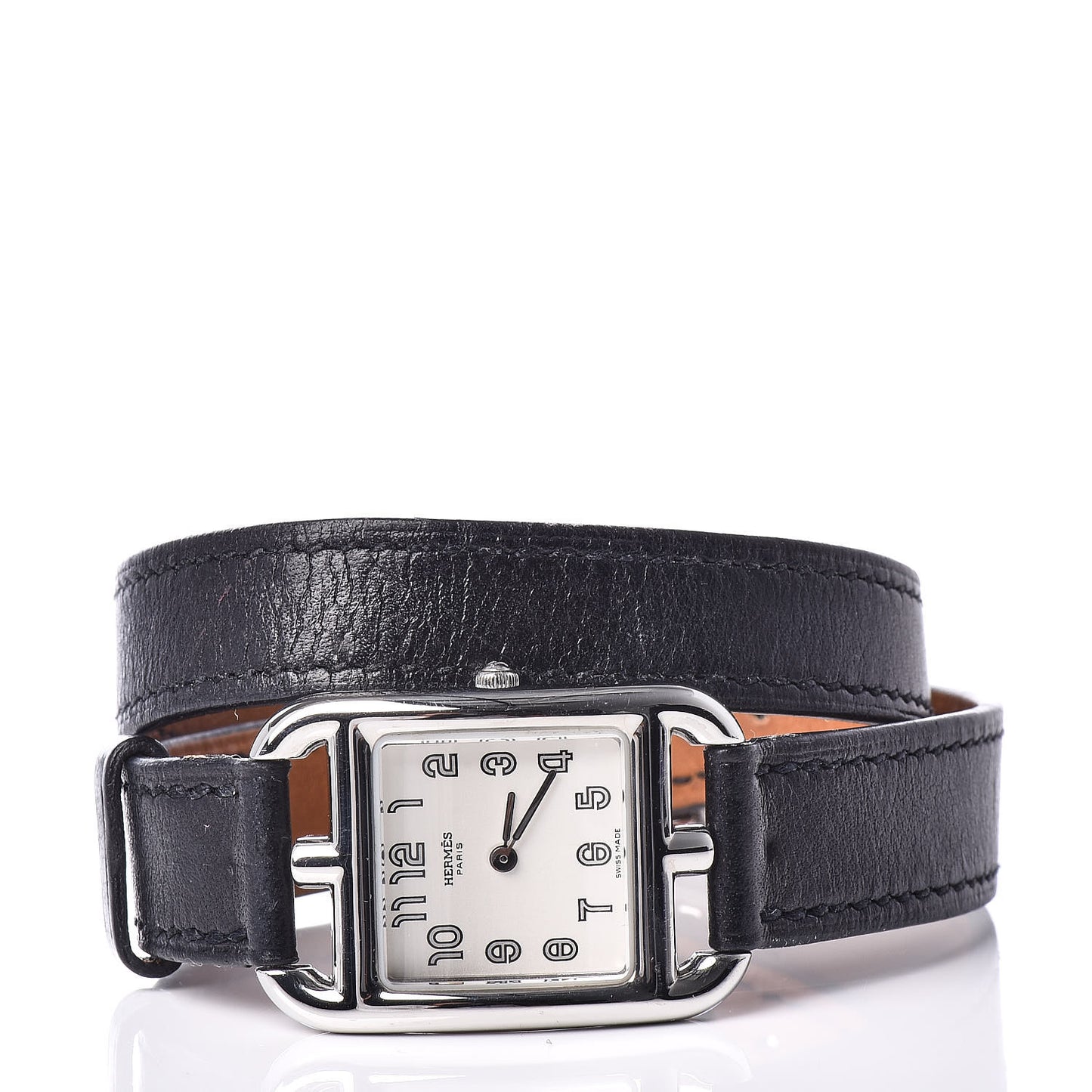 Stainless Steel Barenia 23mm Cape Cod Double Tour Quartz Watch Noir