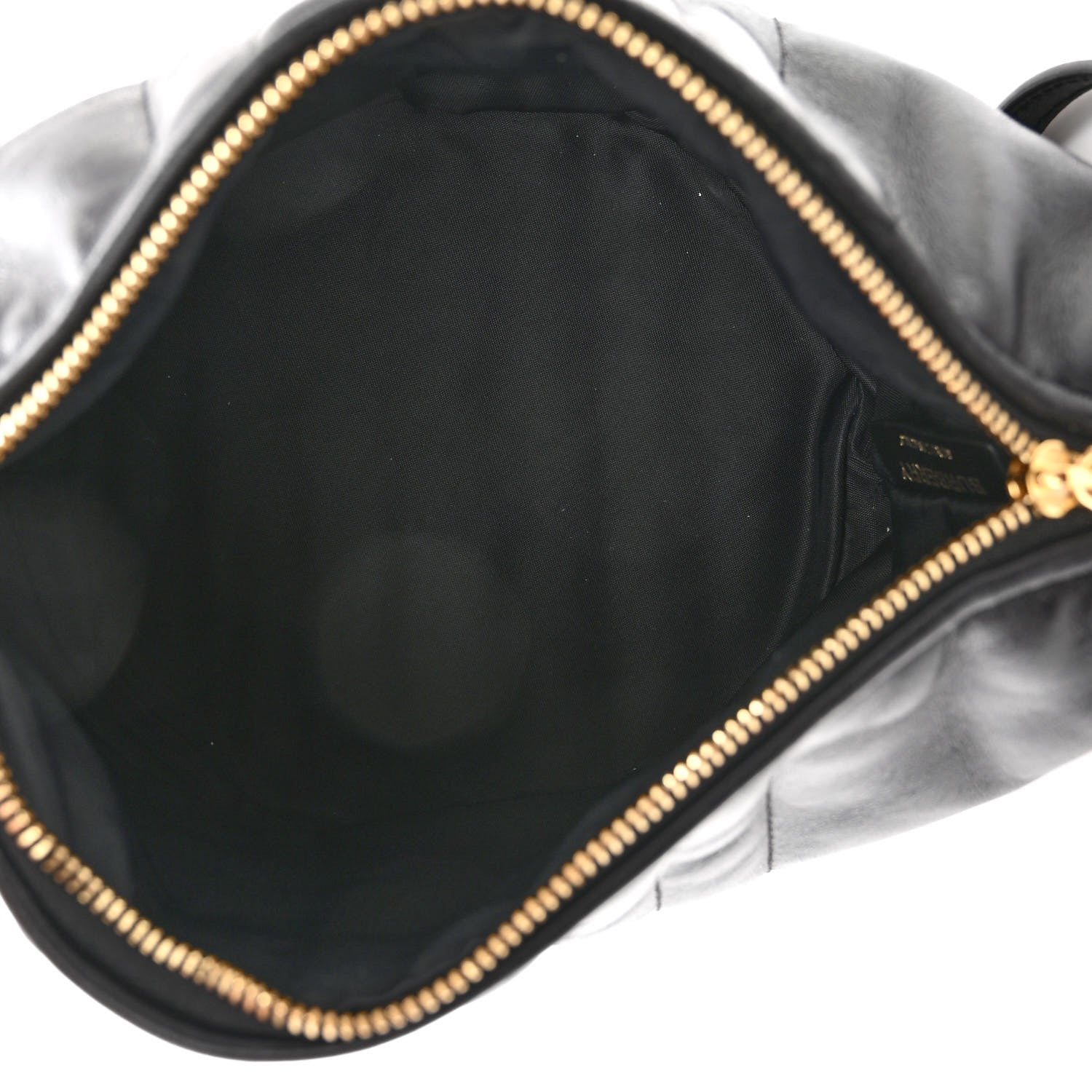 Burberry Lambskin Quilted Small Crescent Lola Bag Black 5 of 9