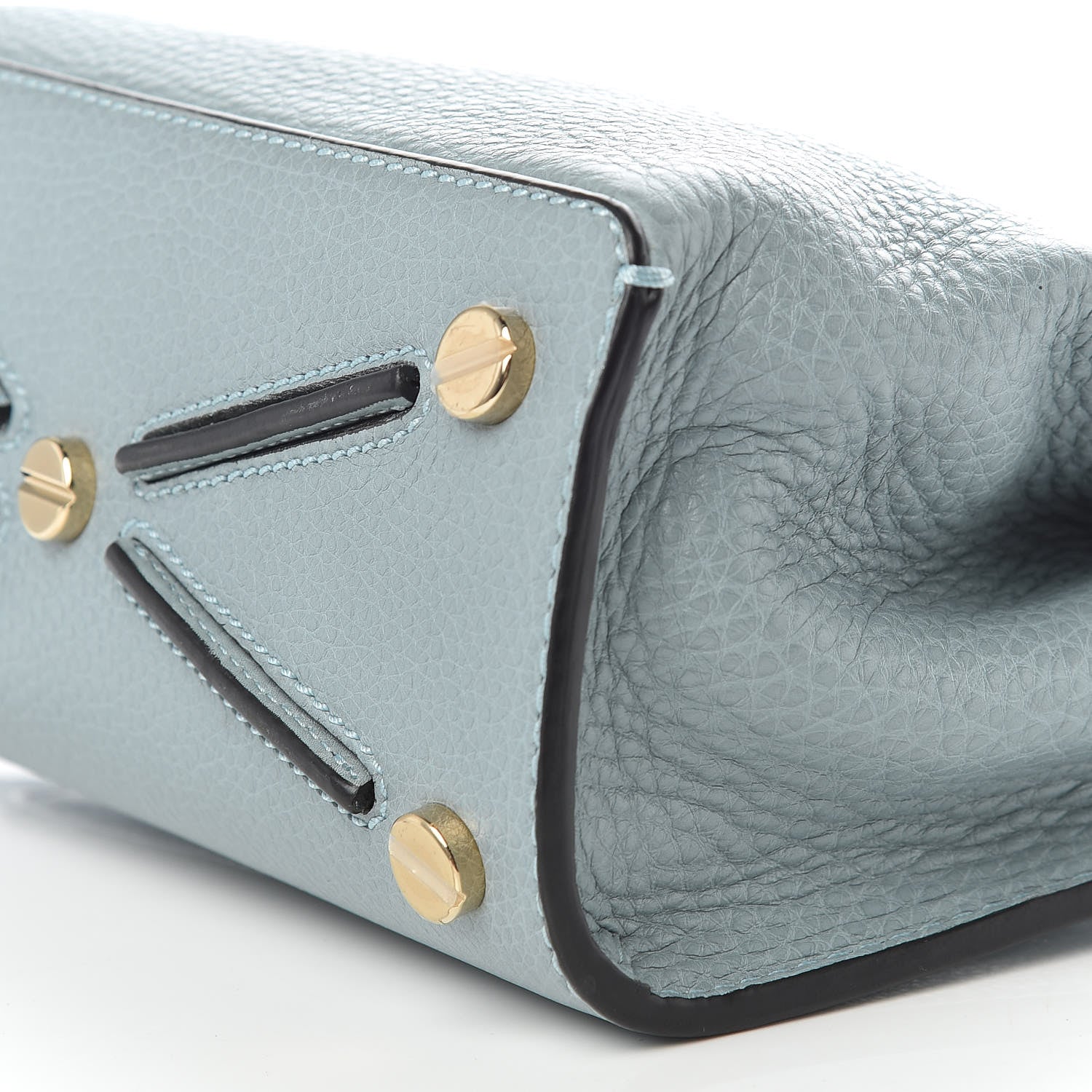 Valentino Garavani Pebbled Calfskin Small Joylock Satchel Nube 9 of 10