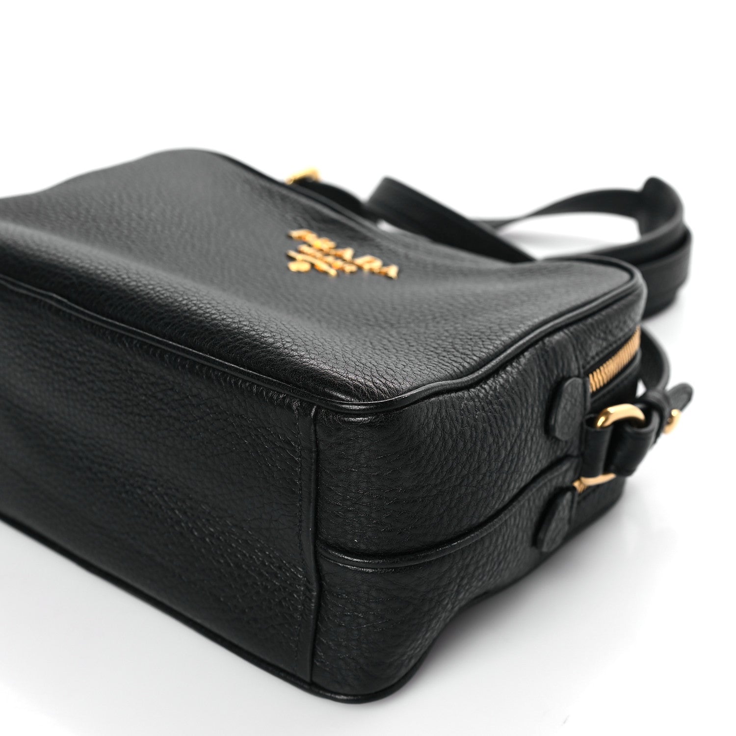 Prada Vitello Phenix Camera Bag Black 9 of 9