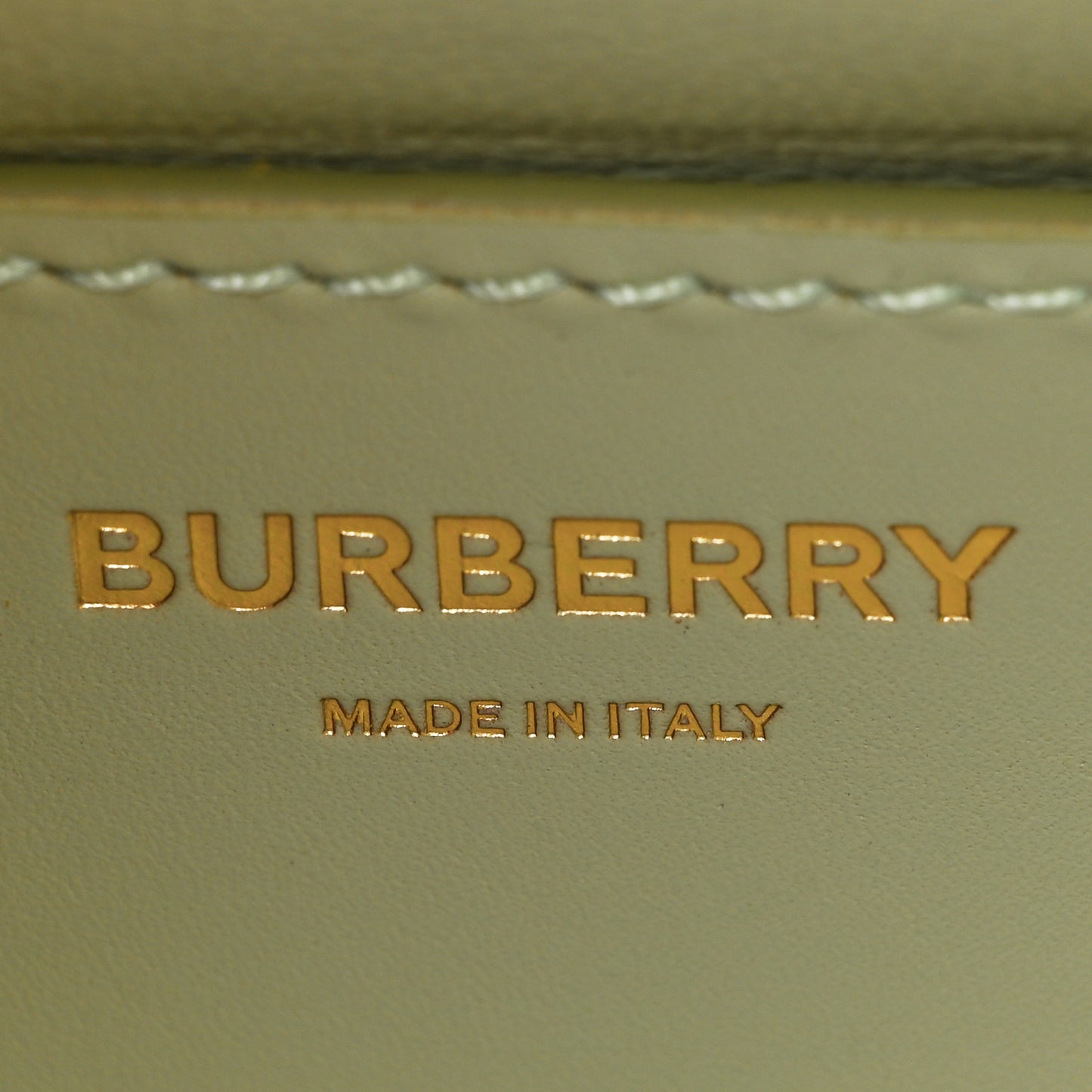 Calfskin TB Chain Belt Bag Pale Sage