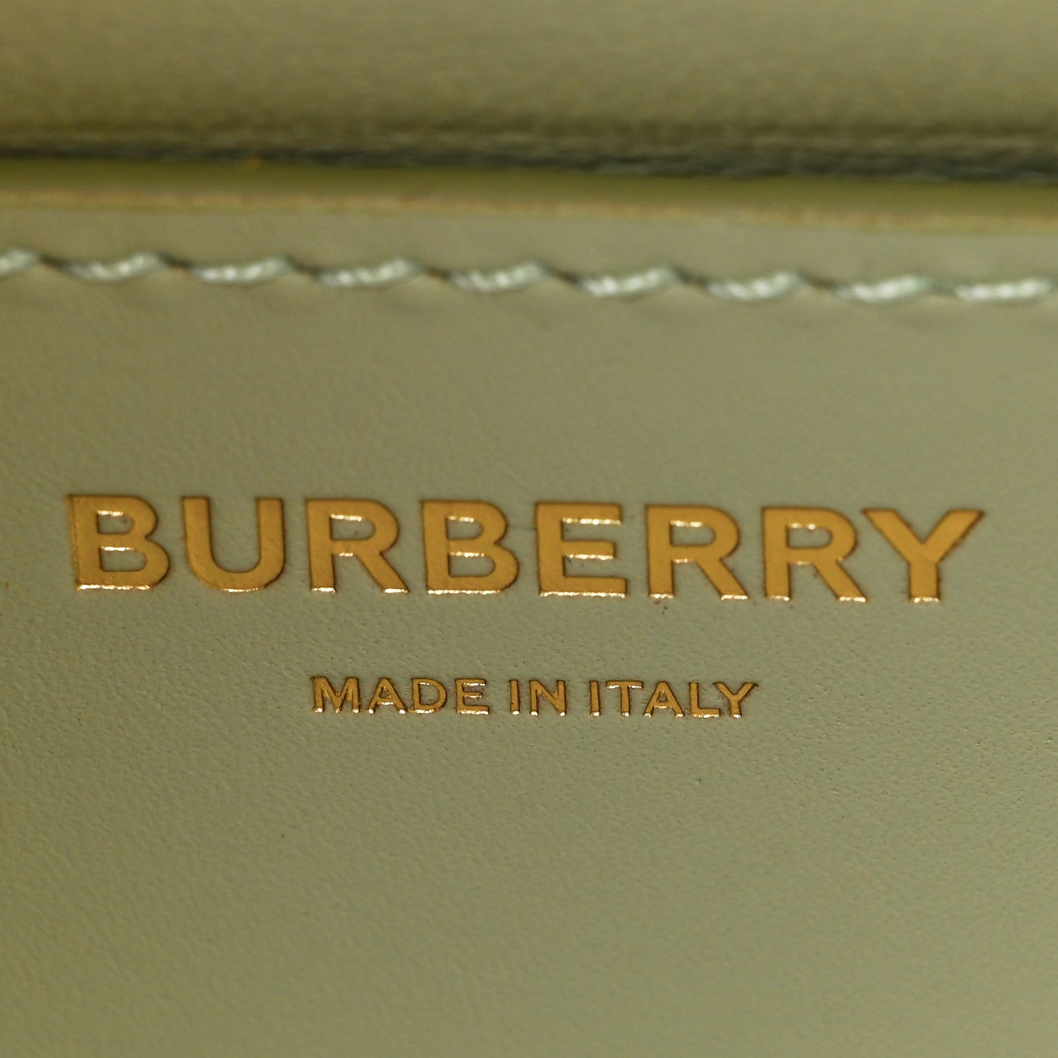 Burberry Calfskin TB Chain Belt Bag Pale Sage 6 of 11