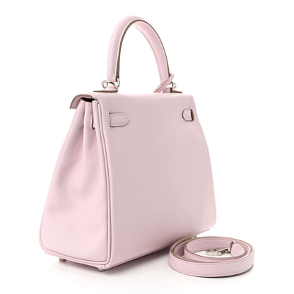 Hermes Swift Kelly Retourne 25 Mauve Pale 2 of 11
