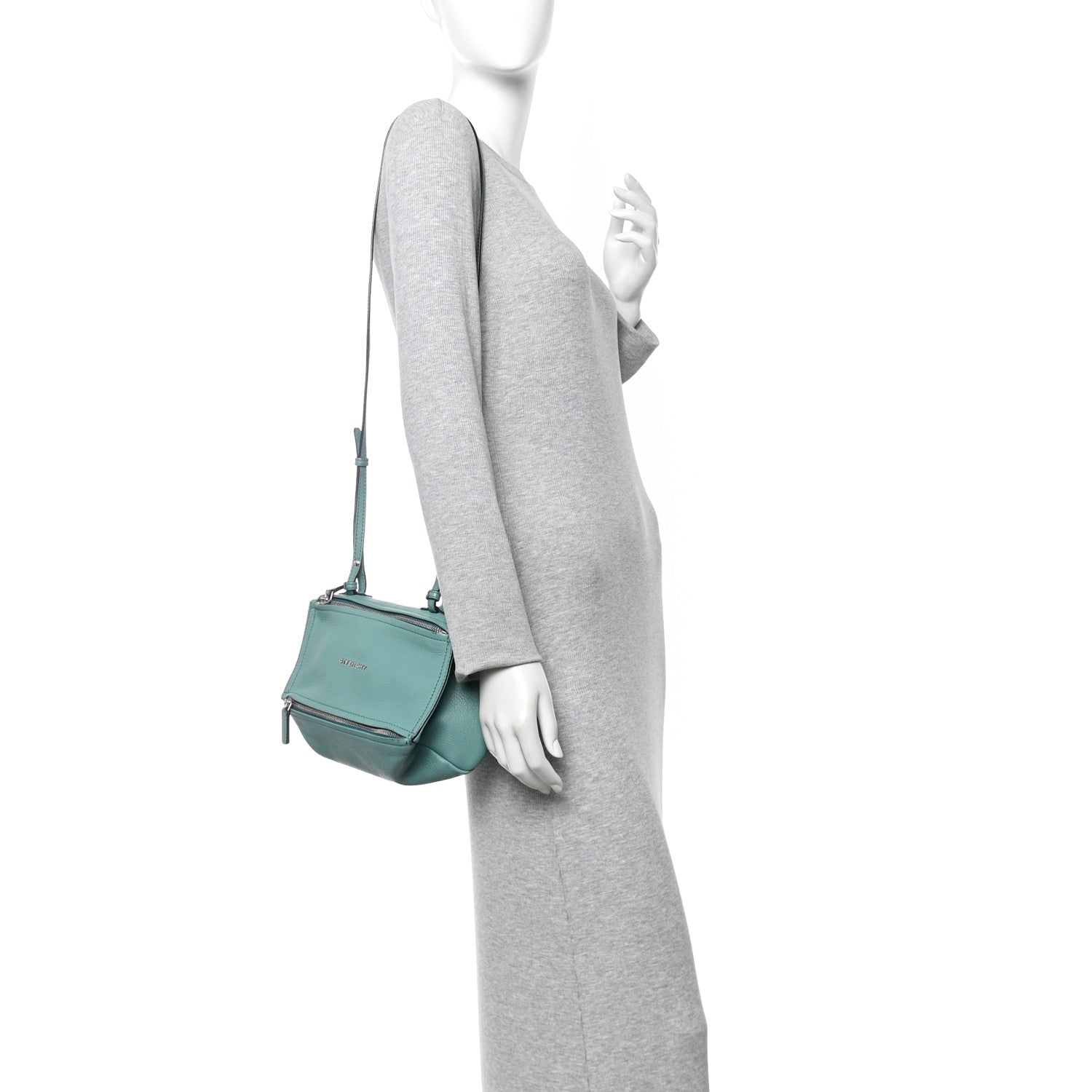 Givenchy Sugar Goatskin Mini Pandora Aqua 2 of 12