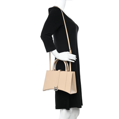 Balenciaga Smooth Calfskin XS Hourglass East West Tote Light Beige 2 of 11