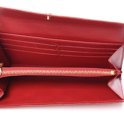 Louis Vuitton Vernis Sarah Wallet Pomme D'Amour 5 of 10
