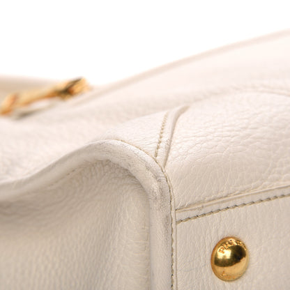 Prada Cervo Antik Shopping Satchel Talco 9 of 13