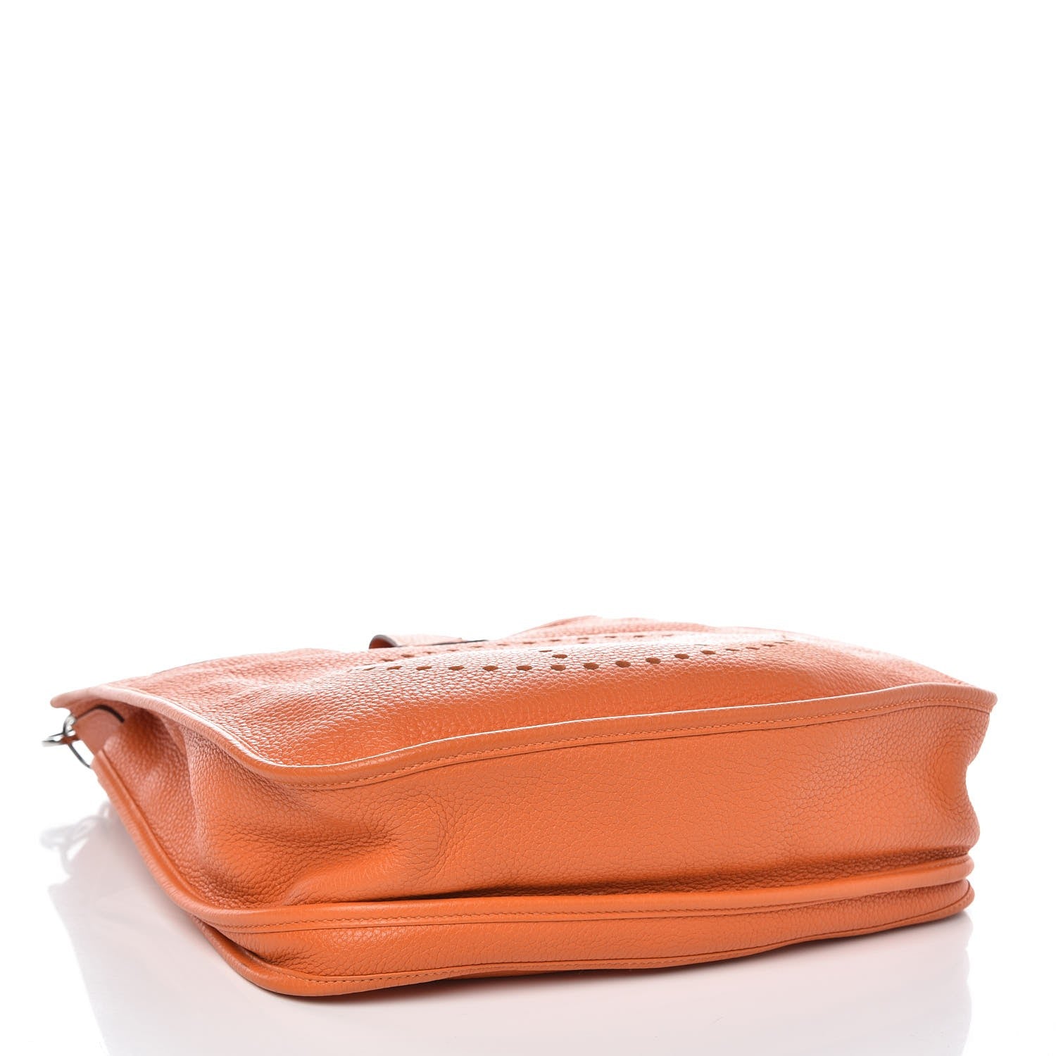 Hermes Taurillon Clemence Evelyne III GM Orange 4 of 7