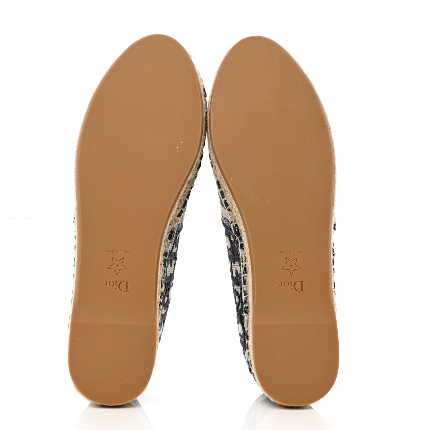 Christian Dior Oblique Embroidered Granville 15mm Espadrilles 39.5 Deep Blue 5 of 8