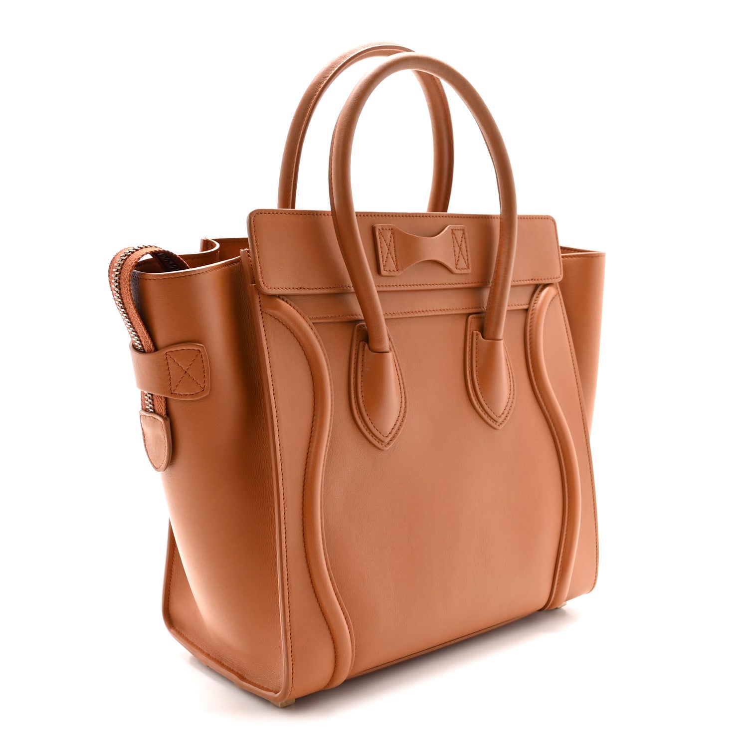 Celine Smooth Calfskin Micro Luggage Light Copper 3 of 9