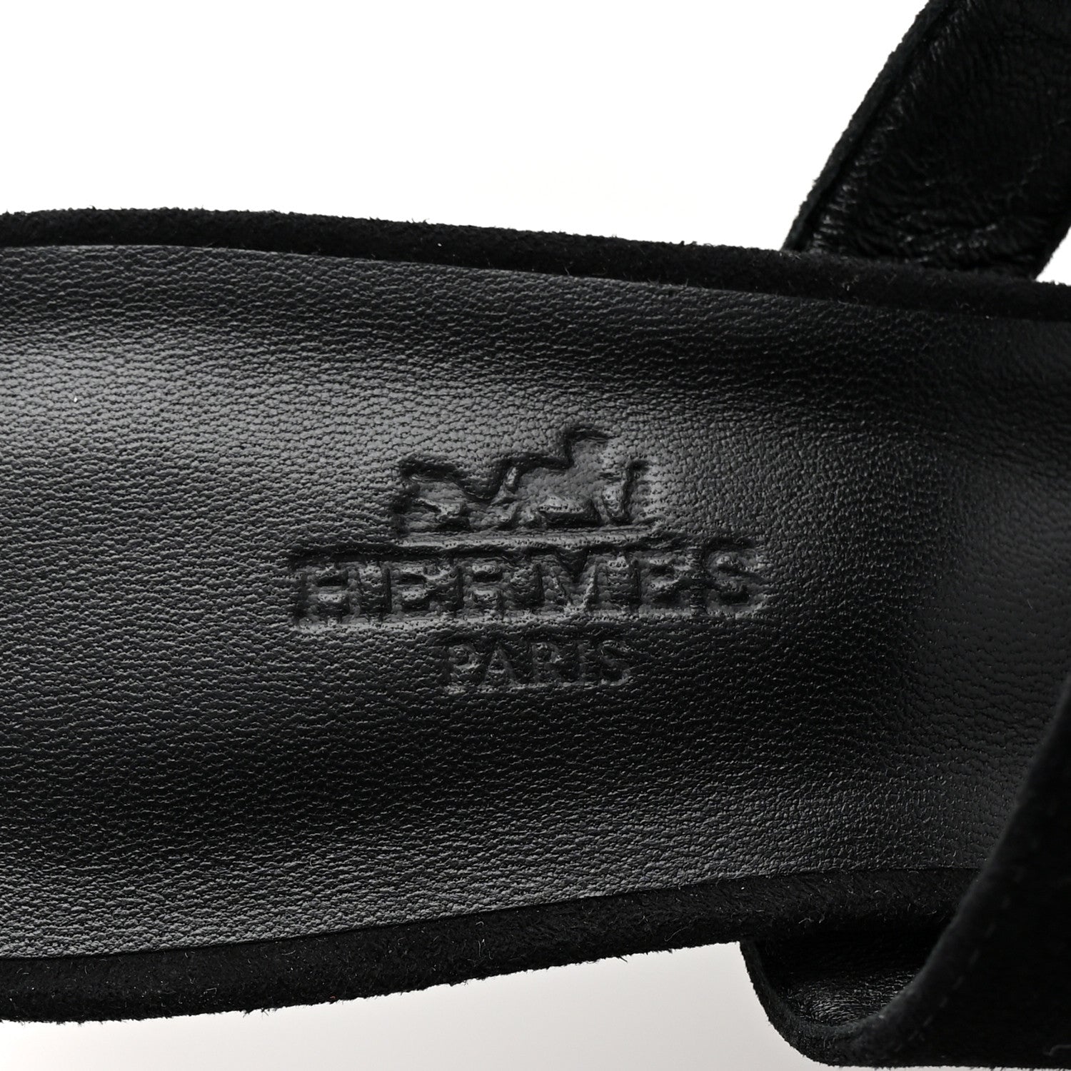Hermes Suede Goatskin Blink Mules 37 Black 8 of 10