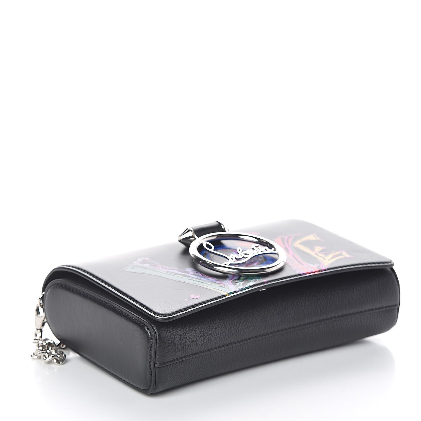 Calfskin Love RubyLou Clutch Black