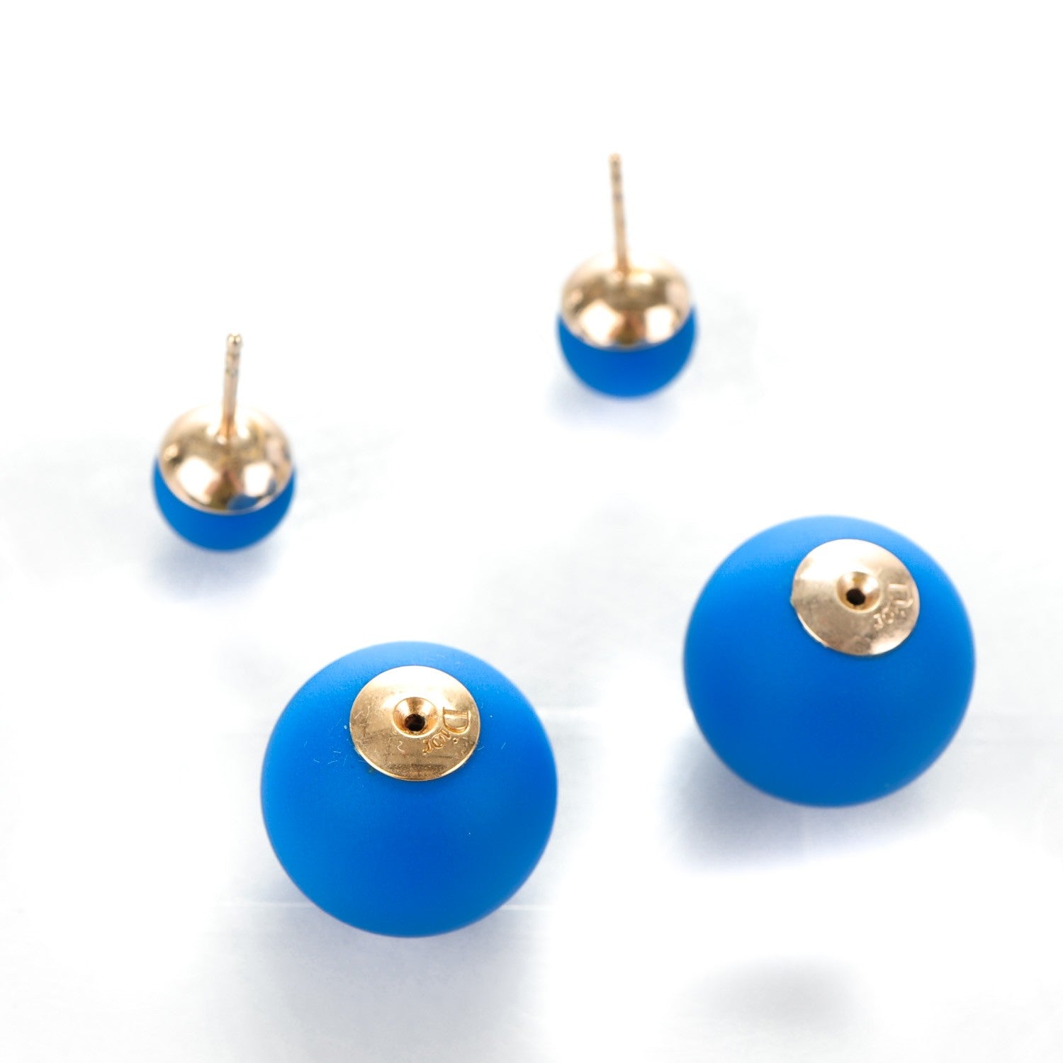 Christian Dior Mise En Dior Tribal Earrings Blue 2 of 4