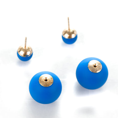 Christian Dior Mise En Dior Tribal Earrings Blue 2 of 4