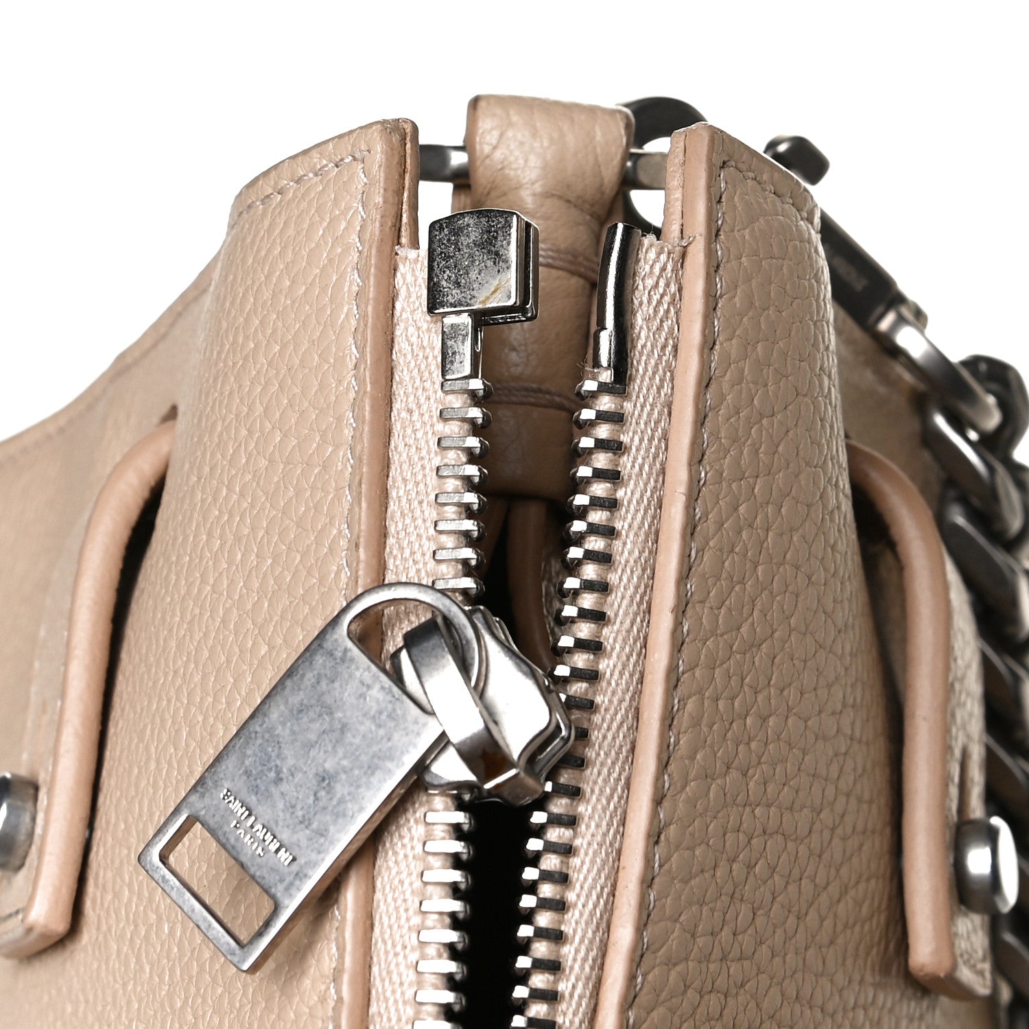 Saint Laurent Grained Calfskin Baby Sac De Jour Souple Dark Beige 13 of 13