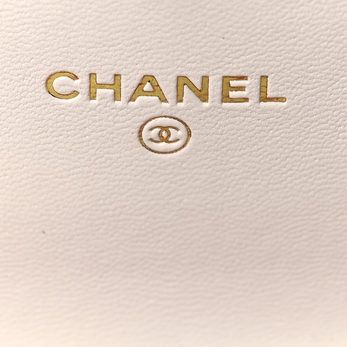 Chanel Lambskin Quilted Chanel 19 Flap Coin Purse With Chain White 6 of 11