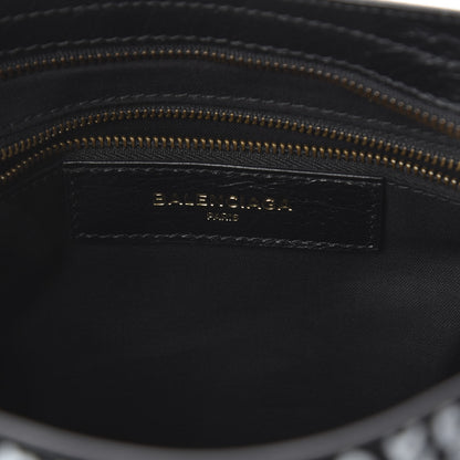 Balenciaga Agneau Classic Hardware Graffiti All Over S City Black 7 of 7