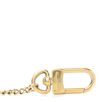 Louis Vuitton Metal Pochette Extender Key Ring Chain Gold 6 of 7