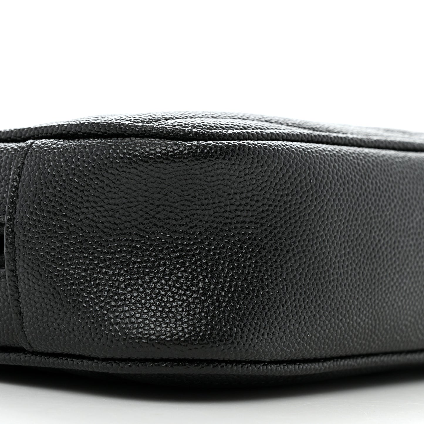 Grain De Poudre Matelasse Monochrome Monogram Mini Lou Camera Bag Black
