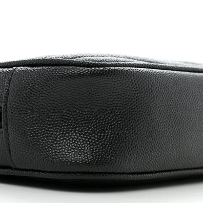 Saint Laurent Grain De Poudre Matelasse Monochrome Monogram Mini Lou Camera Bag Black 9 of 12