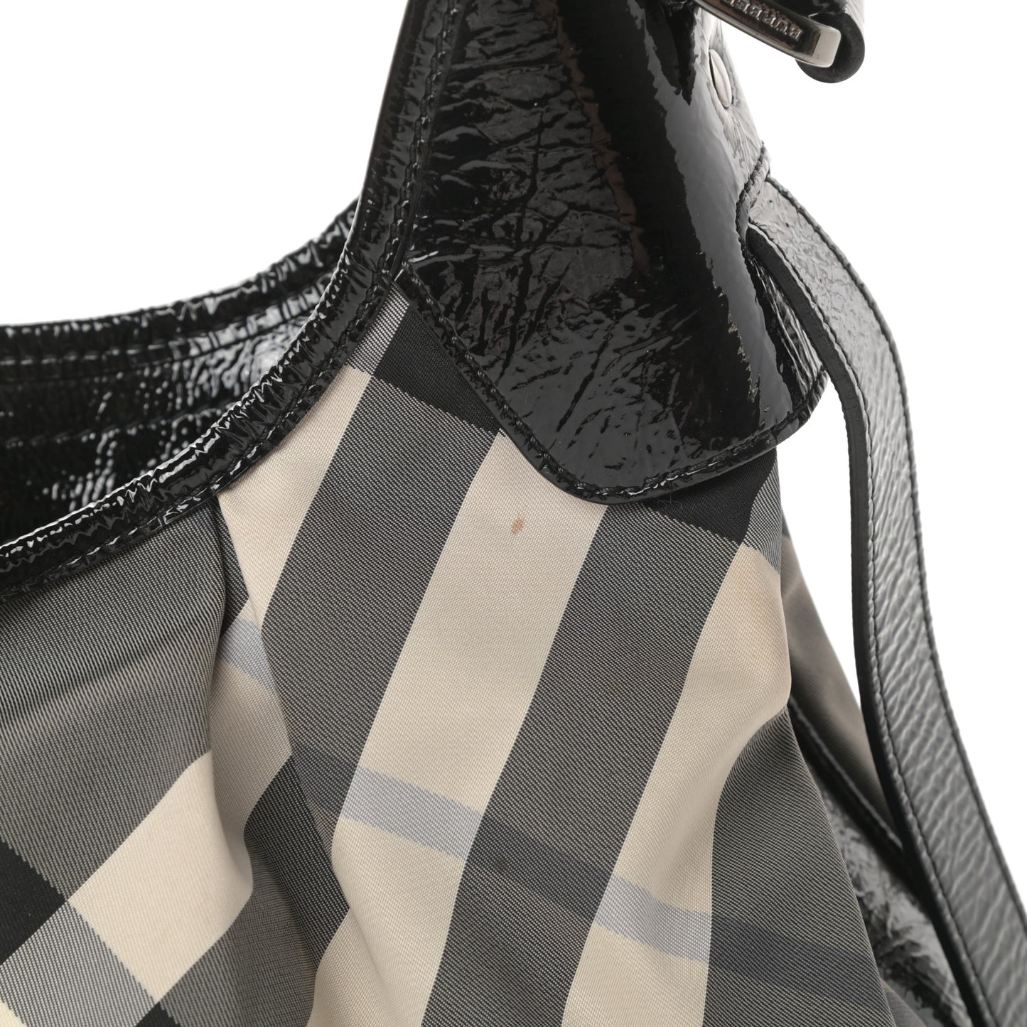 Beat Check Small Brooklyn Hobo Black