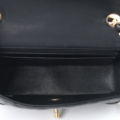 Chanel Lambskin Quilted Mini Rectangular Flap Black 5 of 10