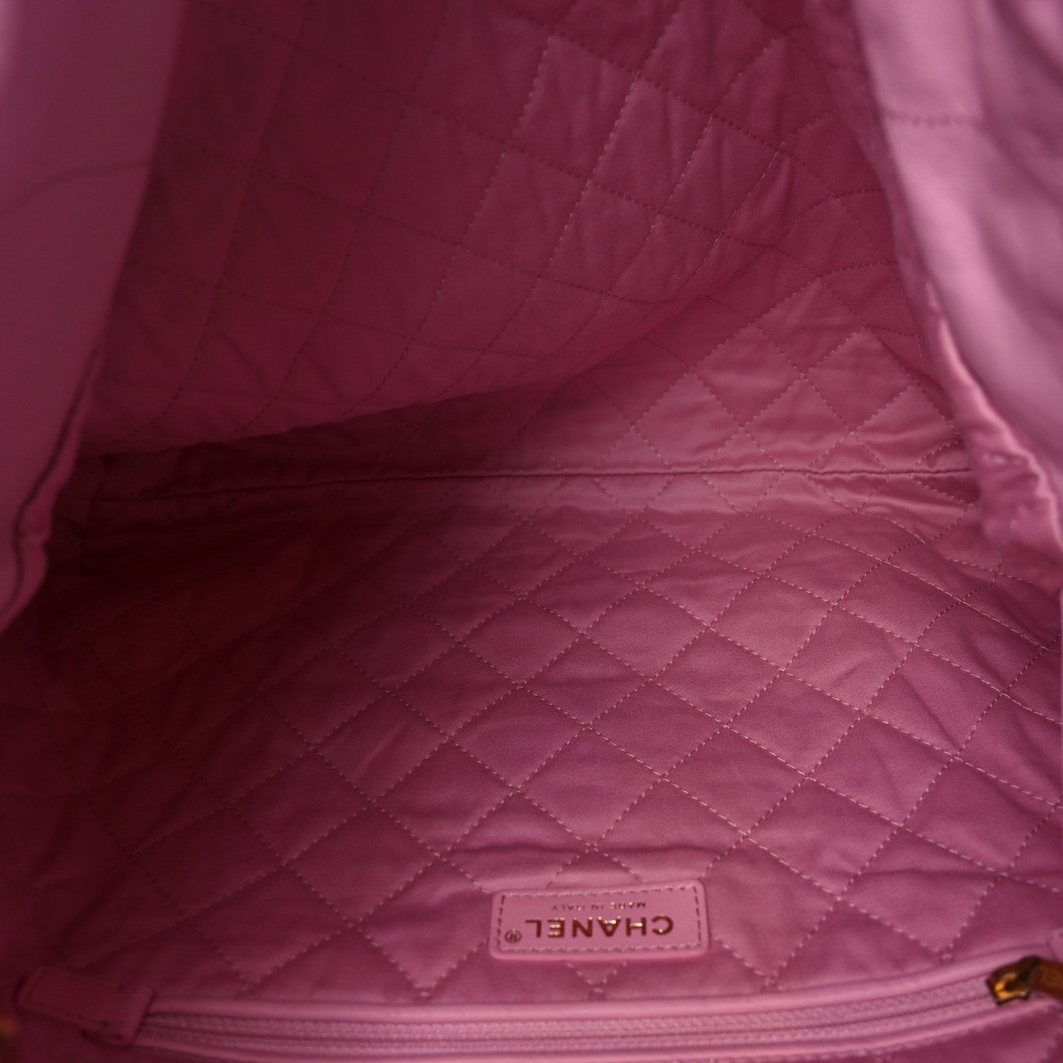 Chanel Shiny Calfskin Quilted Chanel 22 Drawstring Bag Pink 6 of 11