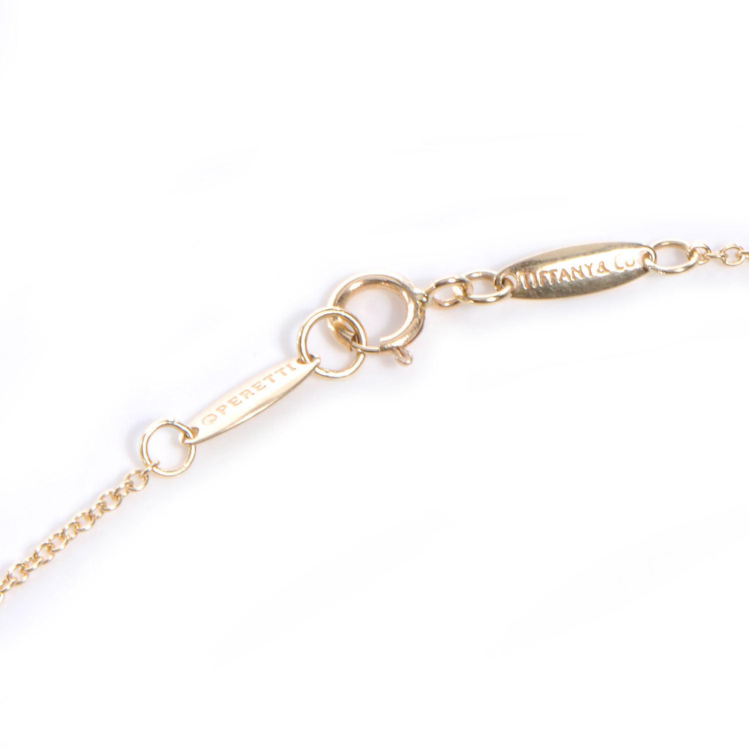 Tiffany Elsa Peretti 18k Yellow Gold Return to Necklace 4 of 6