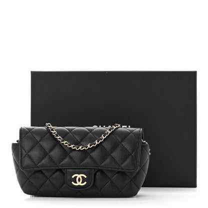 Chanel Caviar Quilted Glasses Case With Chain Black 12 of 12