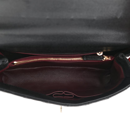 Chanel Caviar Quilted Small Coco Handle Flap Black 5 of 10