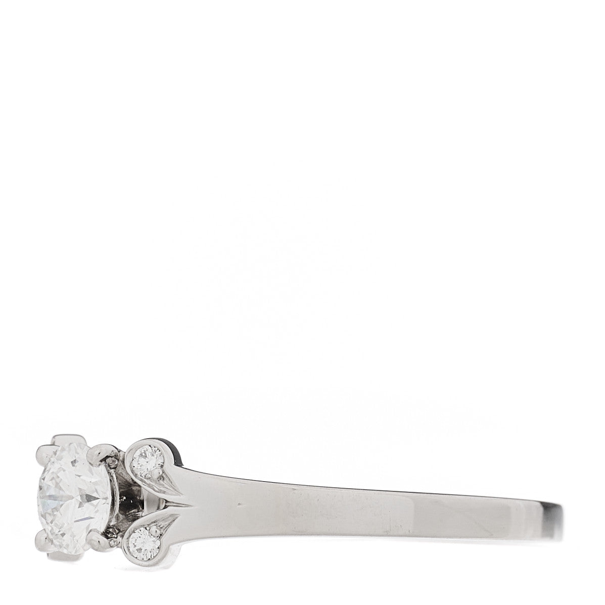 Platinum Diamond .31ct Ballerine Engagement Ring 52 6