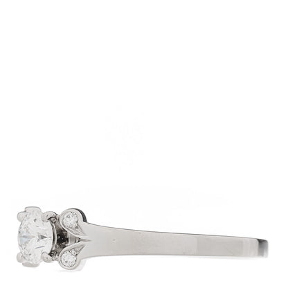 Cartier Platinum Diamond .31ct Ballerine Engagement Ring 52 6 3 of 5