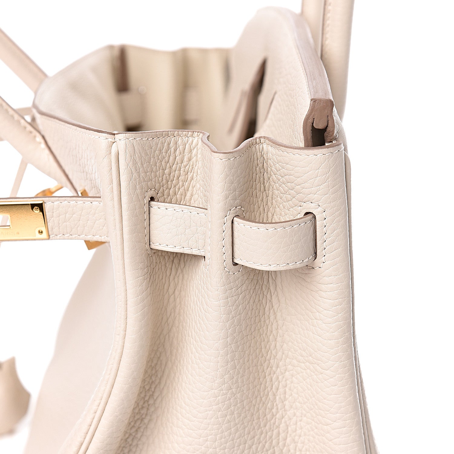 Hermes Taurillon Clemence Birkin 30 Craie 25 of 38
