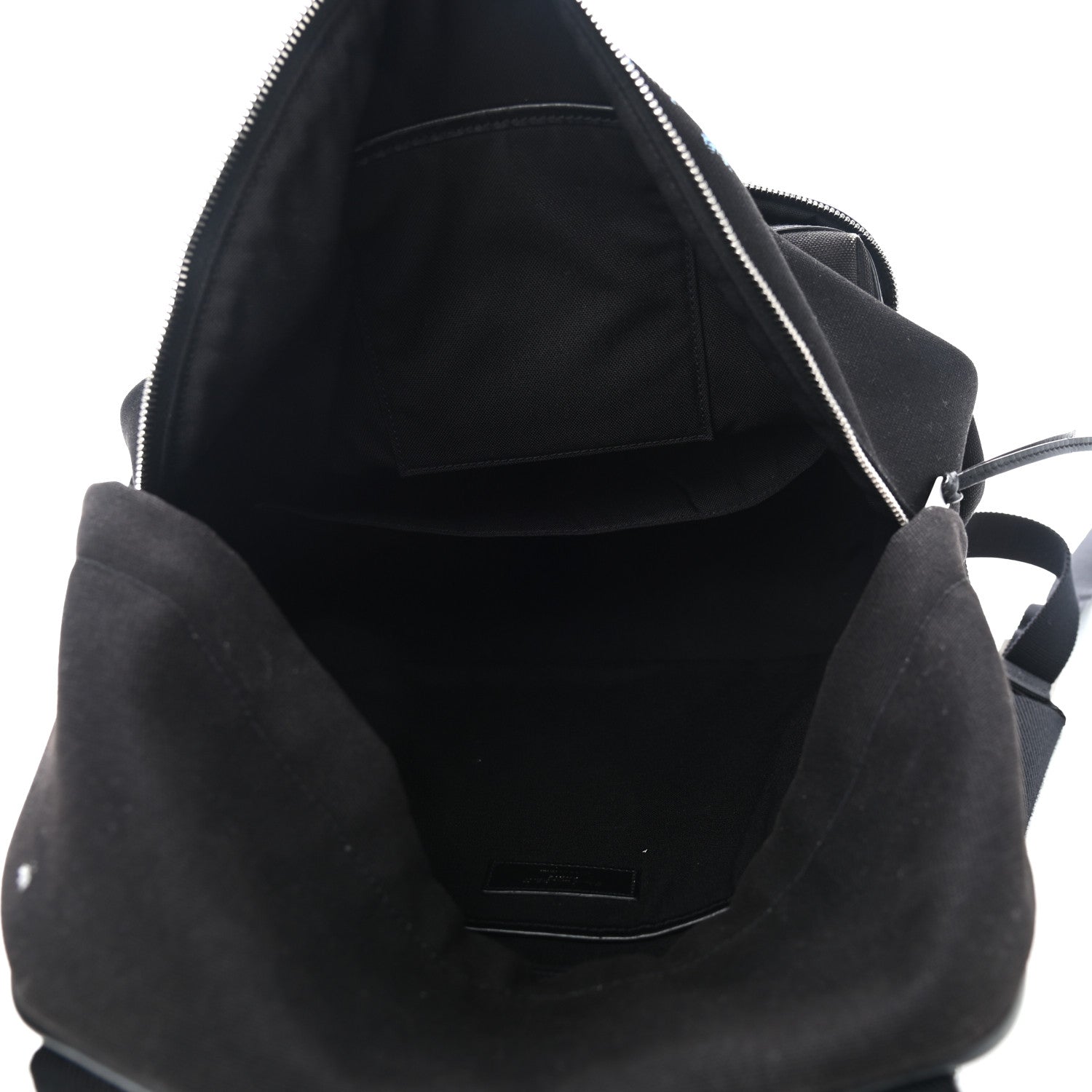 Saint Laurent Nylon Waiting For Sunset City Backpack Black 4 of 16