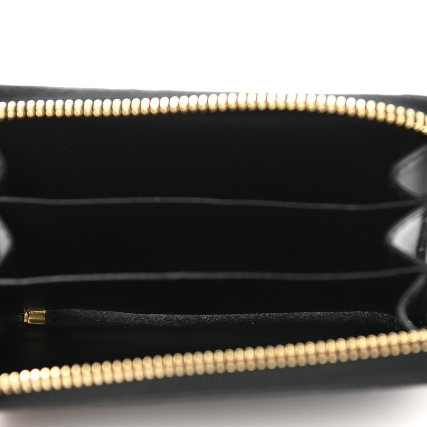 Guccissima Zip Around Card Case Black