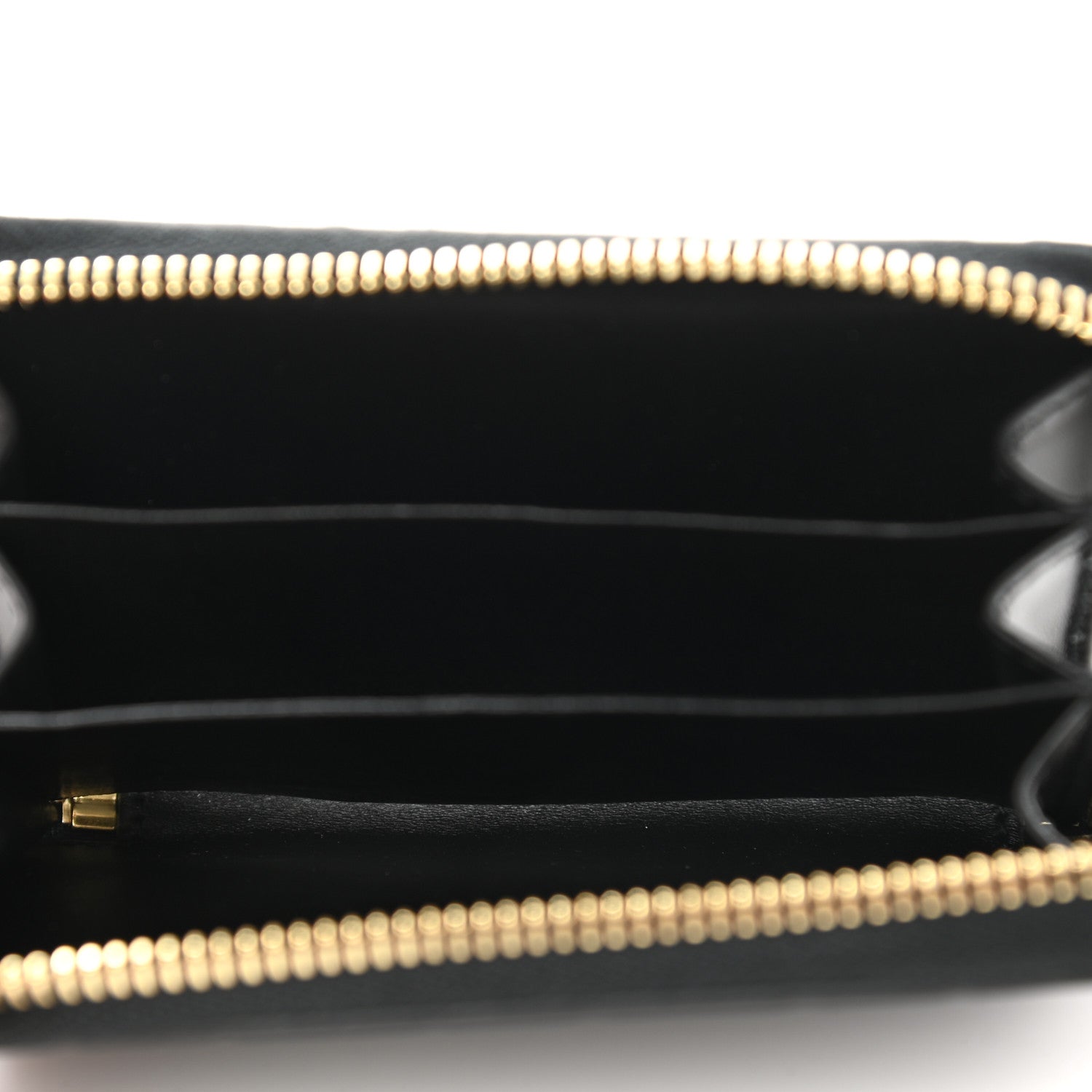 Gucci Guccissima Zip Around Card Case Black 5 of 7