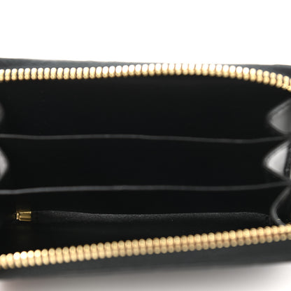 Gucci Guccissima Zip Around Card Case Black 5 of 7