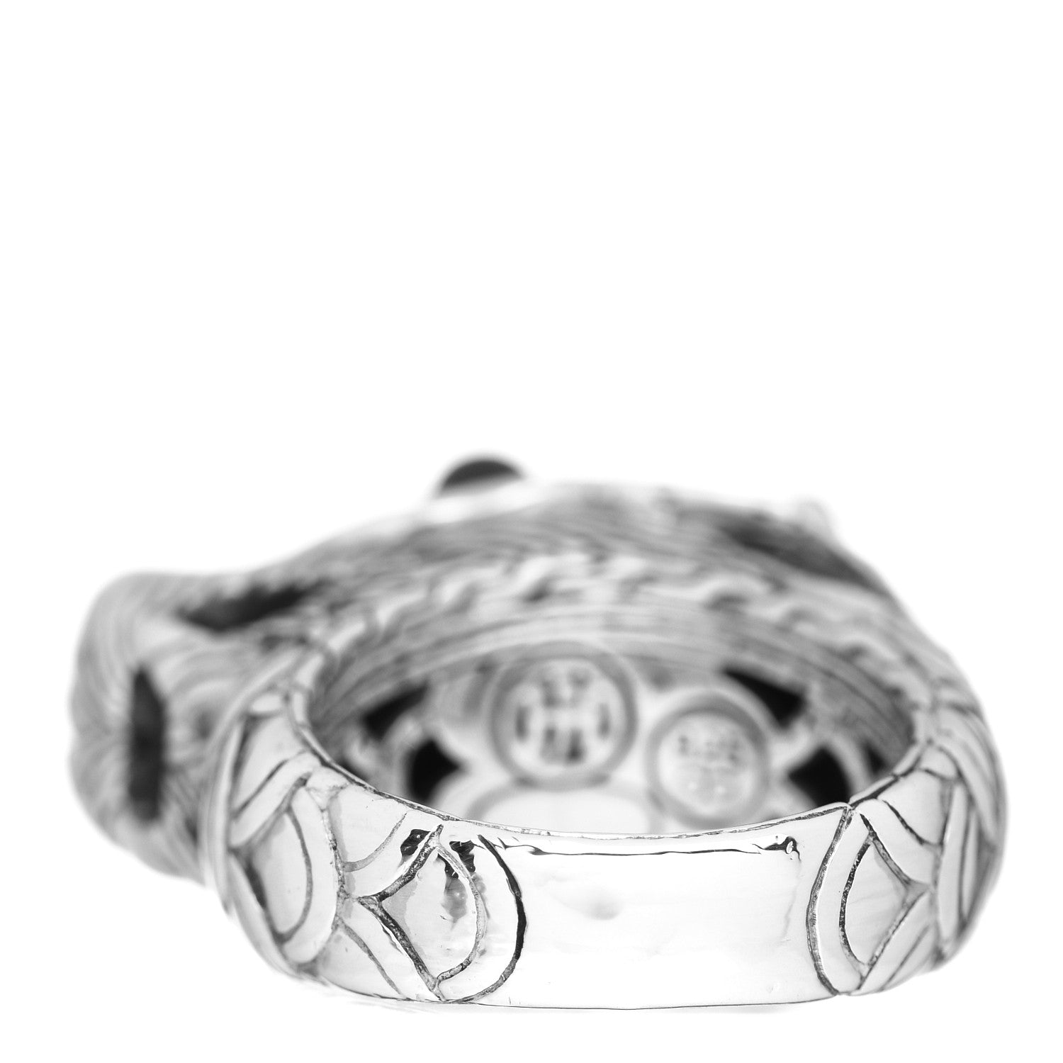 John Hardy Sterling Silver Ruby Naga Dragon Ring 52 6 5 of 6