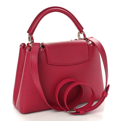 Louis Vuitton Taurillon Lace Croquets Capucines BB Groseille 3 of 10