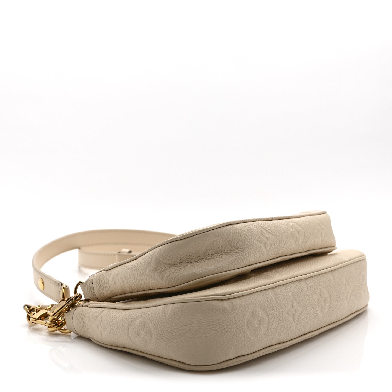 Louis Vuitton Empreinte Monogram Giant Multi Pochette Accessories Cream 9 of 10