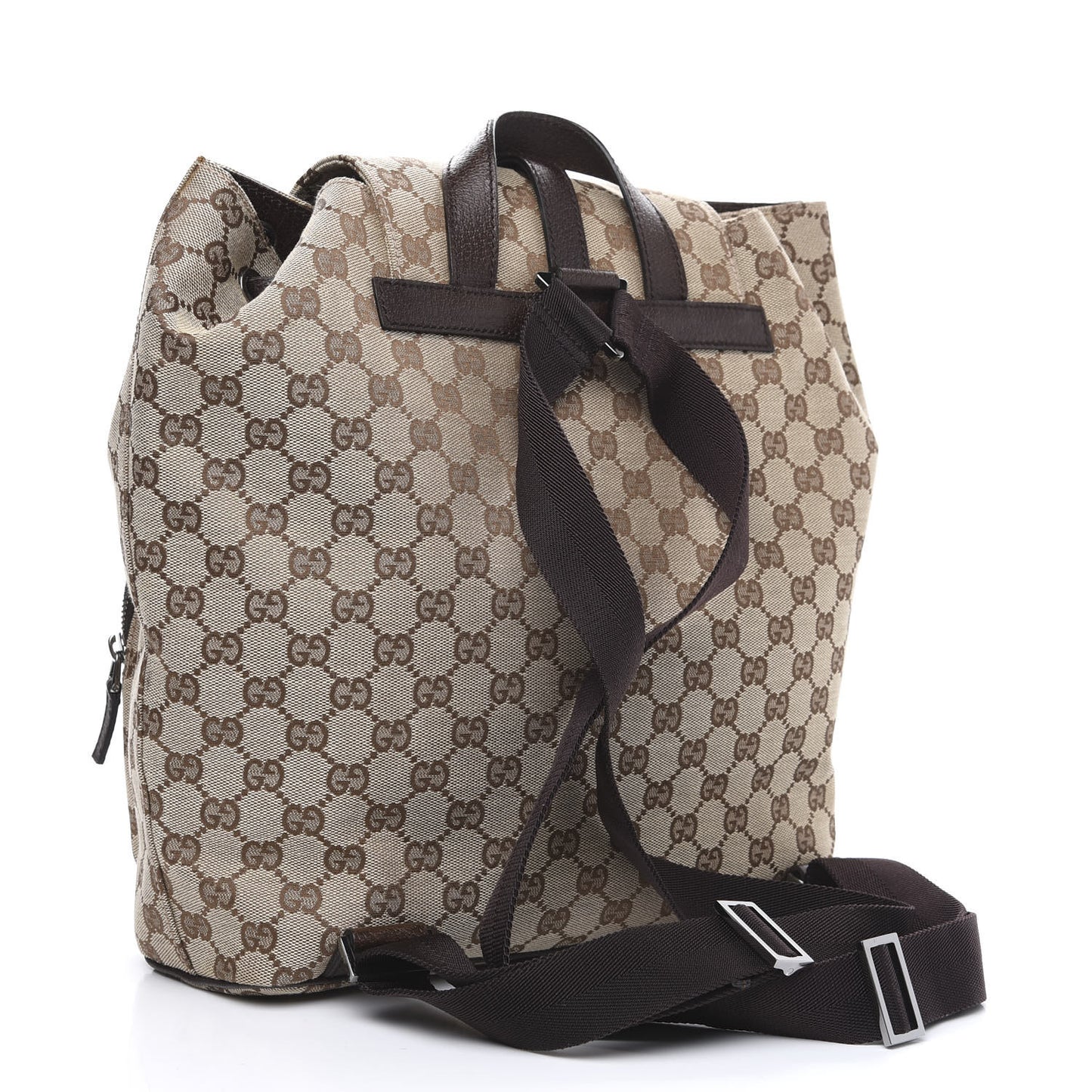 Monogram Backpack Dark Brown