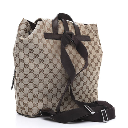 Gucci Monogram Backpack Dark Brown 2 of 8