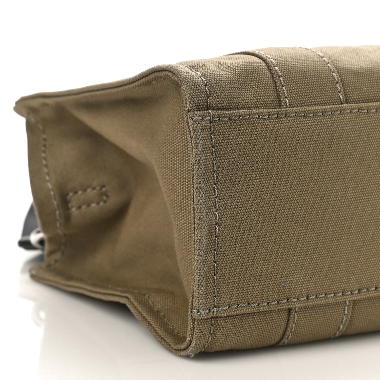 Marc Jacobs MARC JACOBS Cotton Canvas Small The Traveler Tote Bag Slate Green 7 of 8