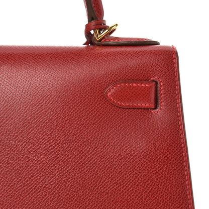 Hermes Epsom Kelly Sellier 28 Rouge 36 of 40